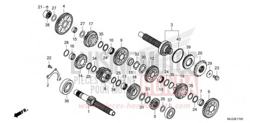 GETRIEBE (MT) CRF1100AN de 2022